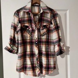 Georg Roth Women's Plaid Button Down